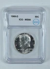 1968-D Kennedy Half Dollar MS66 ICG *0498