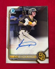 2022 Bowman Chrome Prospect Jackson Merrill Auto Padres #CPA-JME