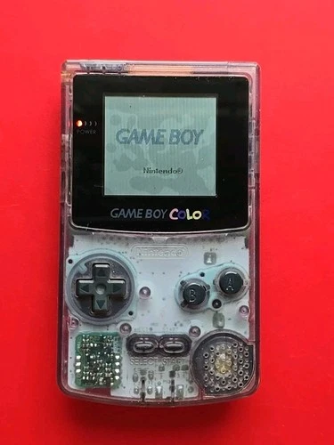Original Game Boy Color Handheld System Nintendo CGB-001 Atomic Purple Flaws