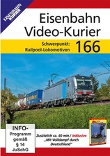 Eisenbahn-Video-Kurier 166 | Railpool-Loks | Deutsch | DVD | 58 Min. | 2025