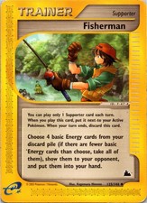 Fisherman 125/144 Uncommon Skyridge Pokemon HP