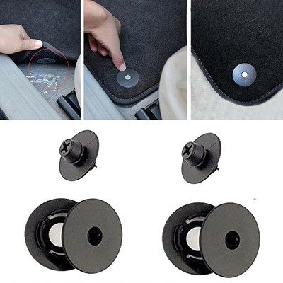 2x Passendes Clips-Set Auto-Bodenmatten-Teppichbefestigungsgriffe Halter Stabil