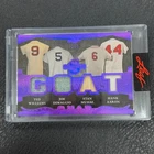 Ted Williams Joe Dimaggio Musial Aaron 2025 Leaf Spectacular 4 Bat Relic 3/6 PH