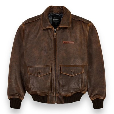 AAKAM レザージャケット Leather Jacket(Brown)サイズ1 Avirex Sky Charmer New Vintage A2 Brown Leather Jacket | eBay