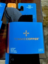 Boys Compression Socks Youth 6 - 8.5 Black Brand Tommie Copper 1 Pair