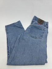 Vintage Wrangler Jeans Men's 33x32 Blue Light Wash Straight Leg Jeans