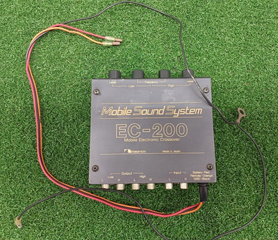 Nakamichi EC-200 Mobile Electronic Crossover Car Audio Signal Processor Japan