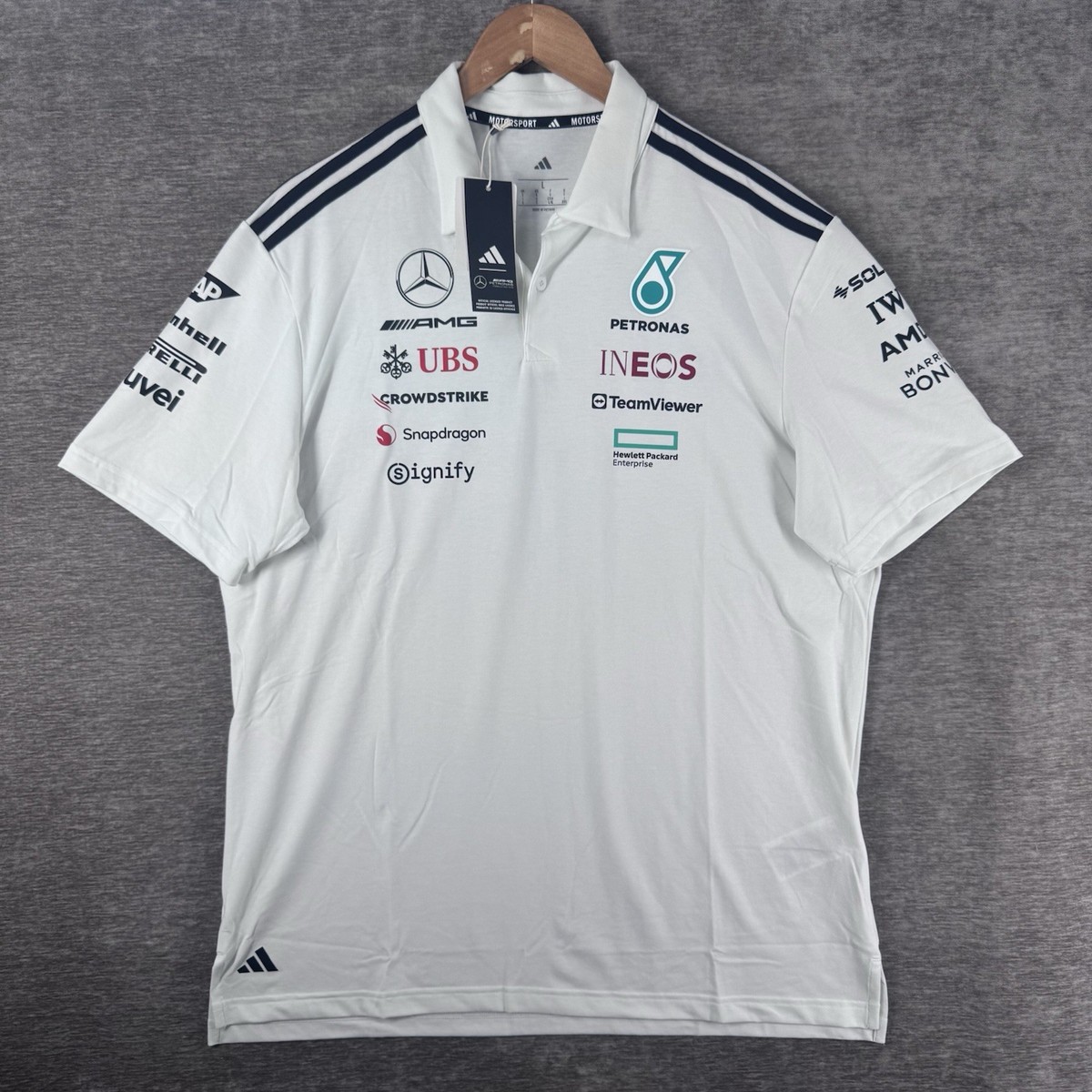 Adidas Mercedes AMG Petronas Formula One Team Polo Shirt Men's
