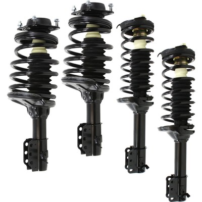 Set of 4 Fully Loaded Strut Front & Rear Driver Passenger Side Coupe Sedan
