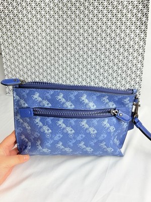 Coach 86113 Charlie Pouch With Horse And Carriage Print And