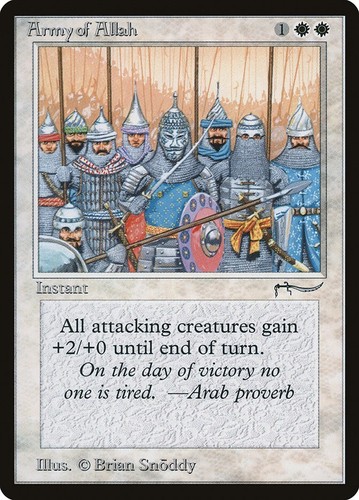 Army Of Allah - Arabian Nights Excellent Magic MTG - 第 1/1 張圖片