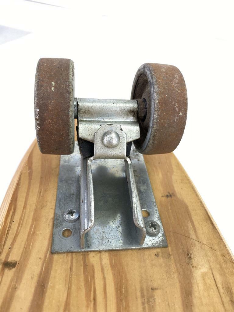 Vintage Nash Surfboards SHARK Wood Skateboard Metal Wheels Vintage Nash Surfboards SHARK Wood Skateboard Metal Wheels