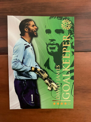 2009 Futera World Football Soccer - England DAVID JAMES MINT
