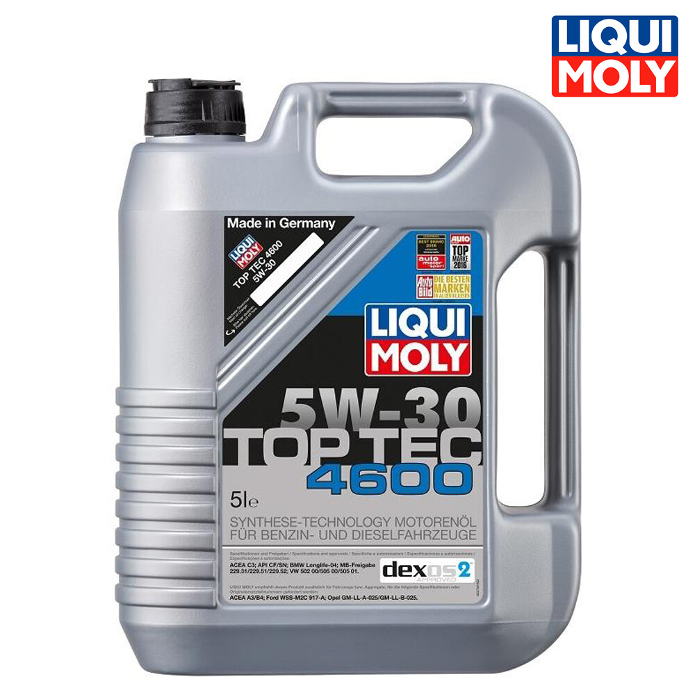 Aceite de motor Liqui Moly TOP TEC 4600 C2/C3 5w30 5L (2316)