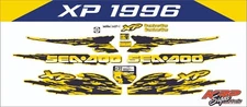 SEADOO XP 1996 Graphics / Decal / Sticker Kit CUSTOM BLACK
