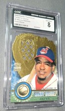 Manny Ramirez 2000 Pacific Paramount Fielder's Choice #8 GOLD GLOVE serial# /10