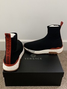 womens versace sock trainers