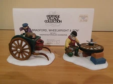 Dept 56 Dickens Village - C. Bradford, Wheelwright & Son - #56.58181 Free Ship