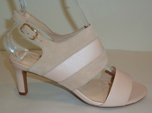 cream suede heels