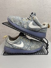 Nike Roshe Run Trainers Womens UK 4  Purple Liberty of London Paisley Sneakers