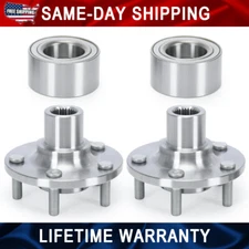 Pair Front Wheel Hub Bearing Kit Set For 2012-2018 Ford Focus 2.0 2-4 valve DOHC