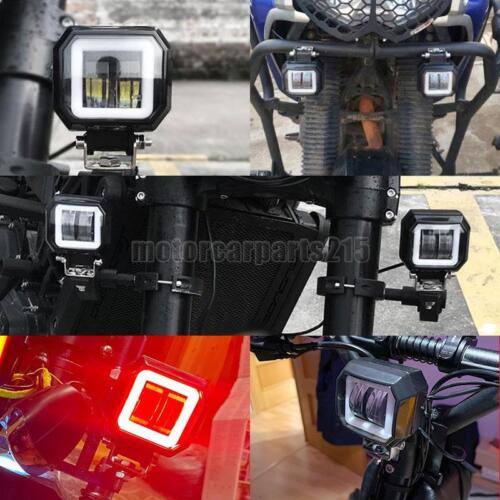 3inch LED Work Light Halo Angel Eye DRL Spot Pod Driving Offroad SUV ATV Truck - Picture 9 of 14