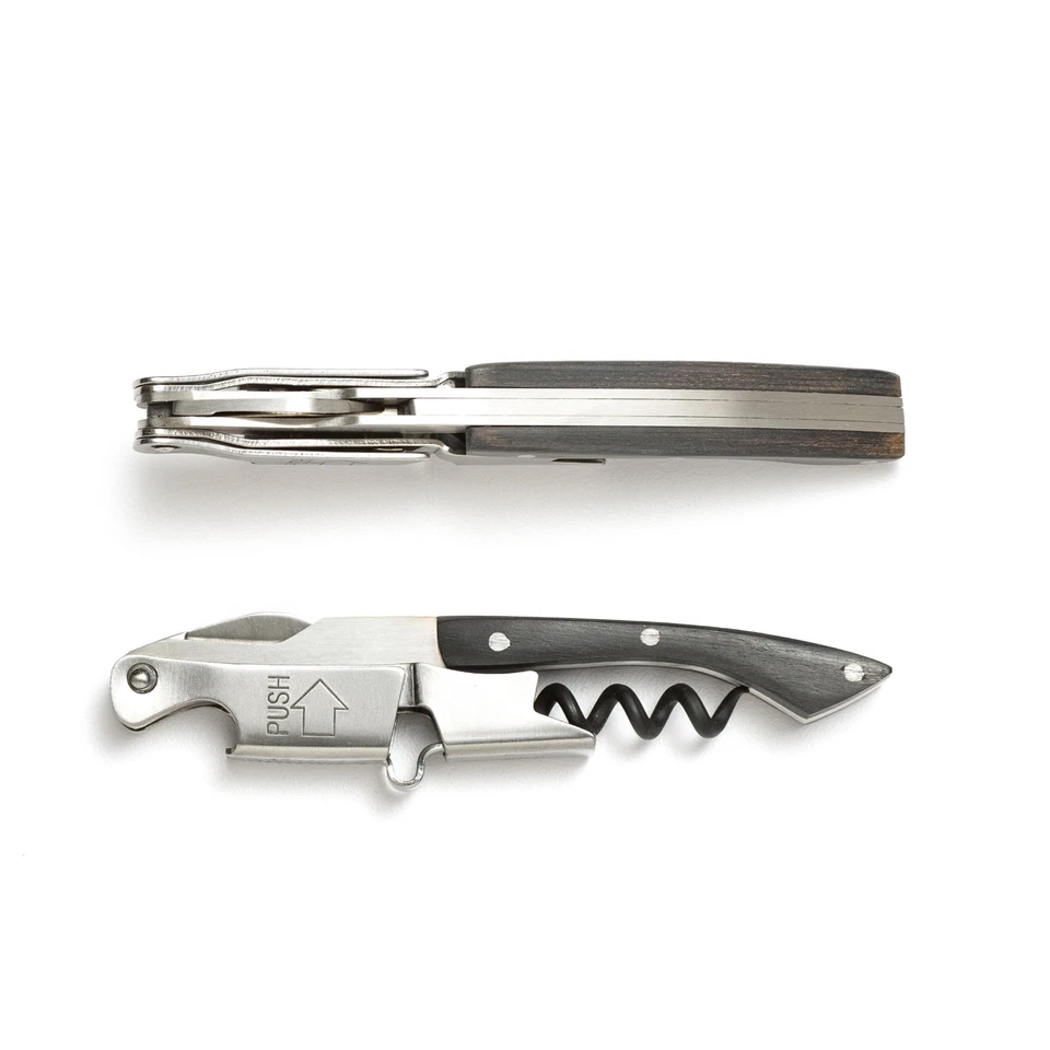Sacacorchos Pocket Prestige Coutale Sommelier Camareros Doble Palanca Abridor de llaves de vino Foto 4 de 4