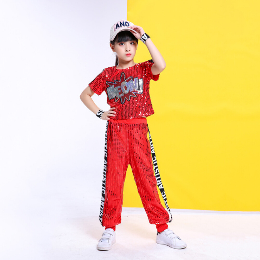 Fashion Sequin Dance Costume Dance Costume Girls Boys