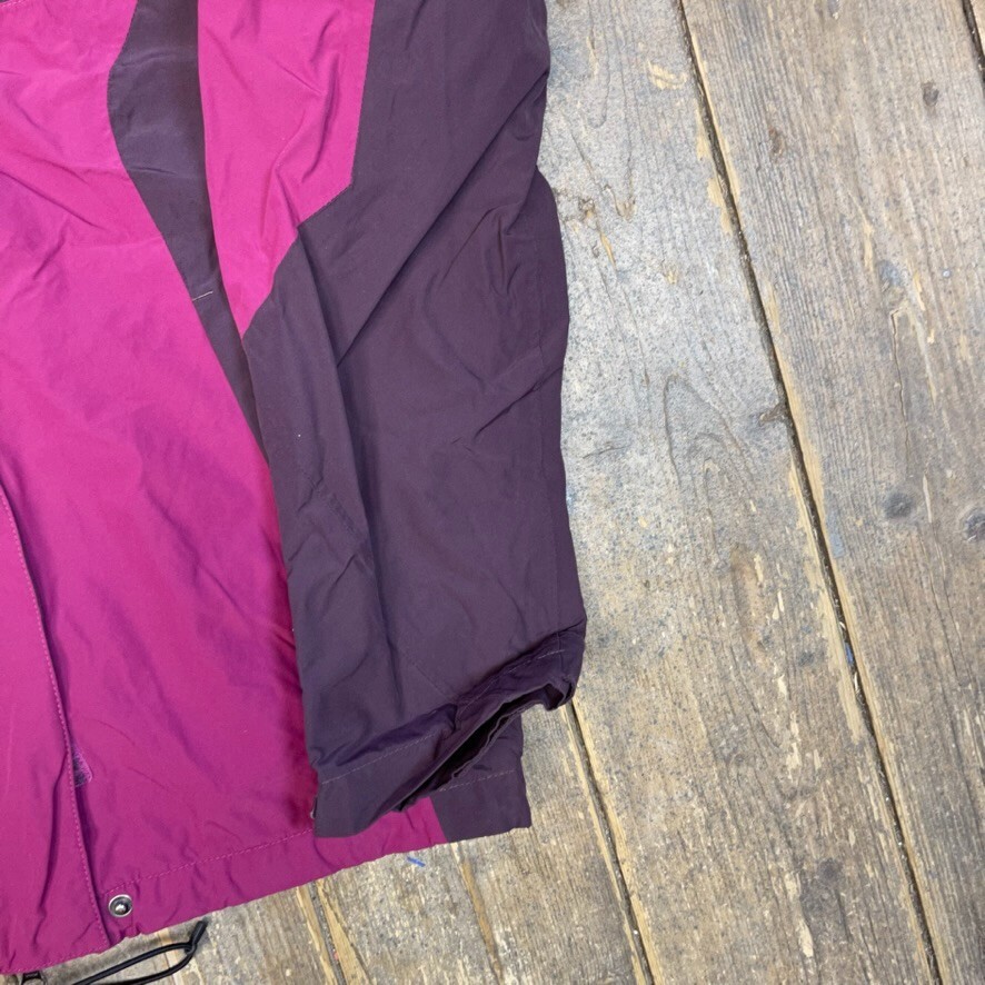 The North Face Rain Jacket Y2K Hyvent Hiking Coat, Purple, Womens Medium image 5