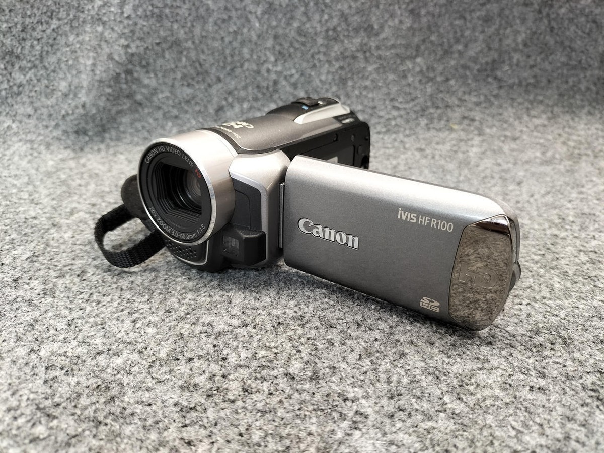 CANON キャノン ビデオカメラ ivis HF R100 Amazon.com : Canon VIXIA HF R100 Flash Memory Camcorder : Dv