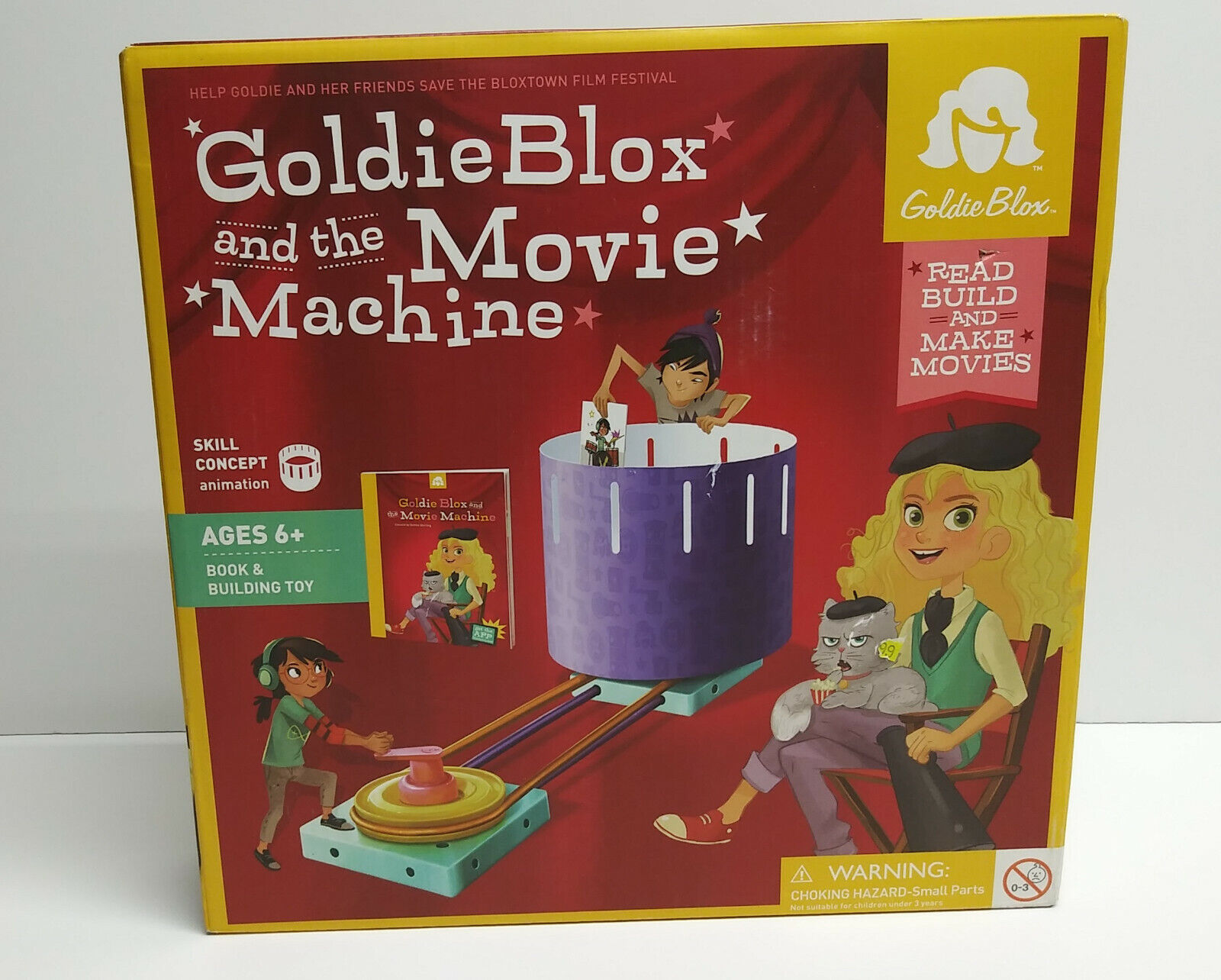 Goldie Blox and The Movie Machine, Book & Building Toy, Make Animation  Movies 6+ 29882883990 | eBay