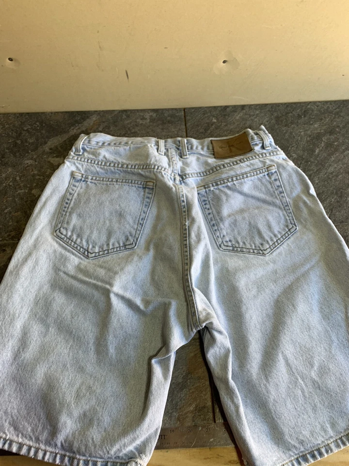 Винтаж Calvin Klein Carpenter Джинсовые шорты мужские 33 США белый - Изображение 4 из 4