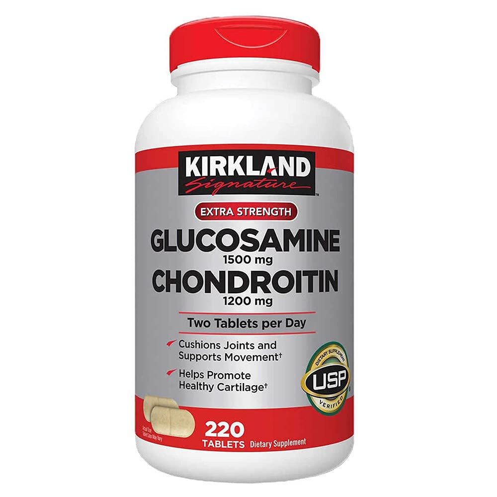 Kirkland Signature Glucosamine & Chondroitin, 220 Tablets (4