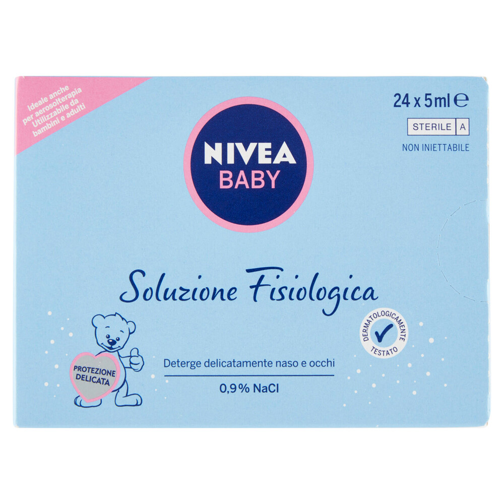 NIVEA BABY SOLUZIONE FISIOLOGICA PER NASO E OCCHI 24X5ML