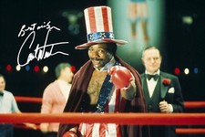 Carl Weathers Signed Autograph 6x4 Inch PHOTO Pre Print Signature - Rocky