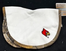 Louisville Cardinals Camouflage Newborn Baby Bib 100% Cotton Snap Closure