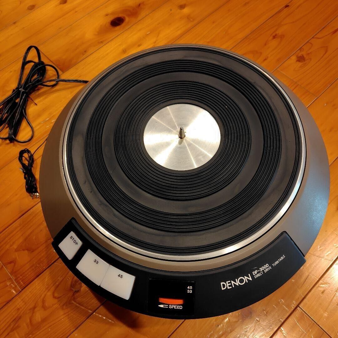 Denon DP-3000 Direct Drive Servo Turntable Vintage Analog Denon DP-3000 Direct Drive Servo Turntable Vintage Analog