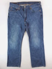 Levis 527 Jeans Mens 38x32 Blue Bootcut Medium Wash Western Cowboy Y2K