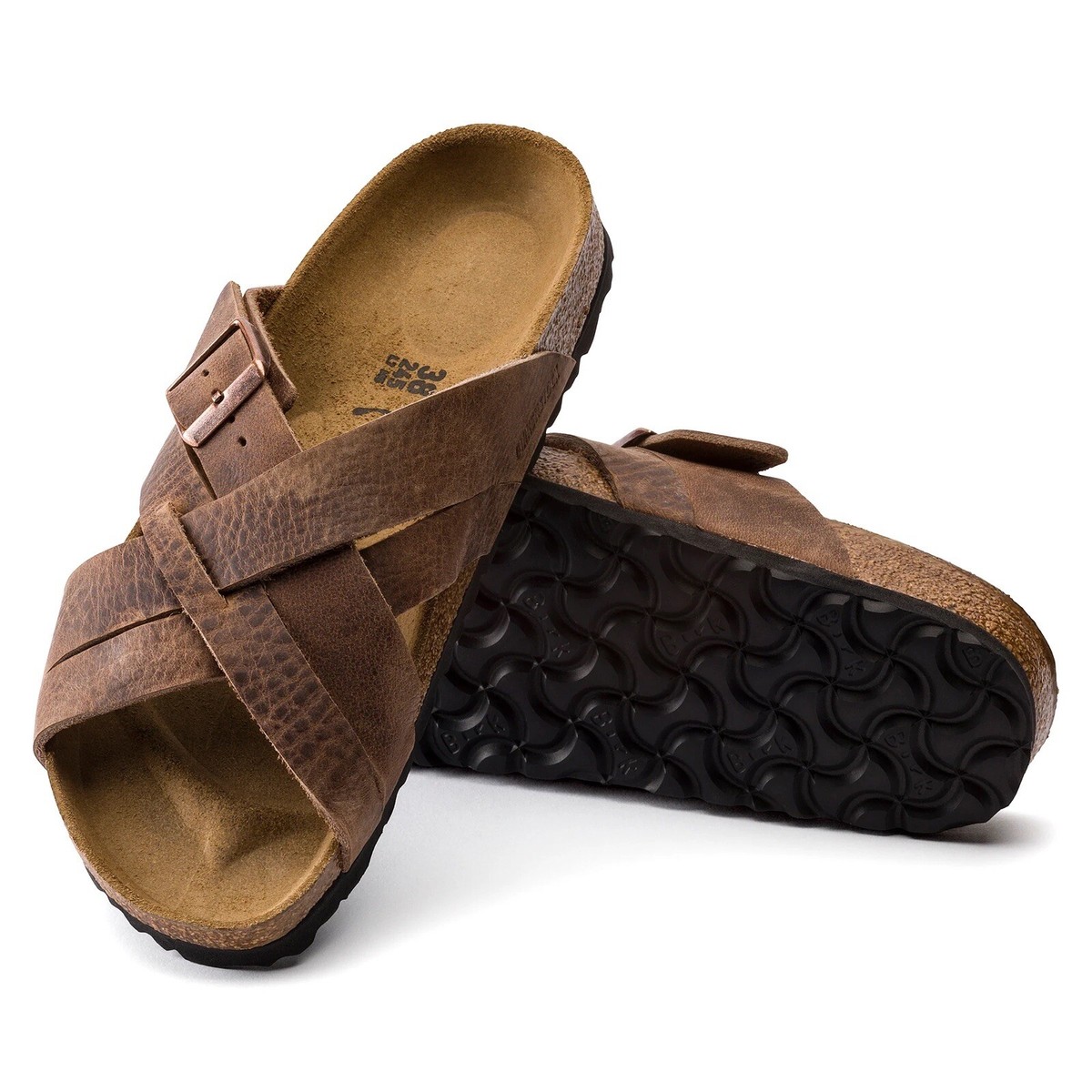 birkenstock lugano tobacco Birkenstock Lugano Tobacco Leather Sandal 44/11