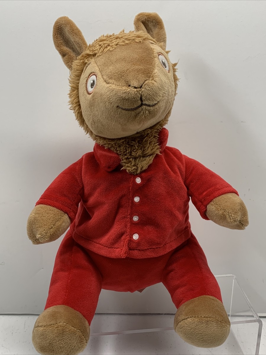 Kohls Cares Plush Llama, Llama Red Pajamas by Anna Dewdney 14 inch