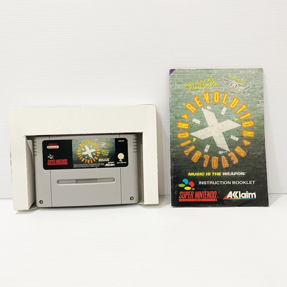 X Revolution + Box, Manual, Insert CIB - Nintendo SNES - Tested & Working - Image 4 of 4