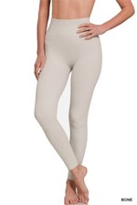 LEGGINGS RIBBED SEAMLESS HIGH WAISTED FULL LENGTH