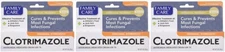 3 Pack Family Care Anti-Fungal Cream, 1% USP
