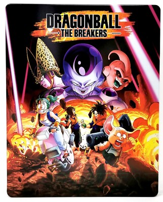 Dragon Ball: The Breakers   Collector Steelbook (Empty Case) LEER + 3 Stickers