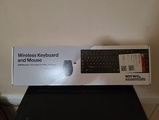 Wireless Keyboard And Mouse With Nano USB Receiver .New Essential Bestbuy