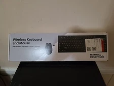  Wireless Keyboard And Mouse With Nano USB Receiver .New Essential Bestbuy