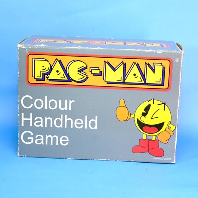 Namco Pac Man Farbe Handheld Spiel Ce2213 verpackt fehlende Batterieabdeckung
