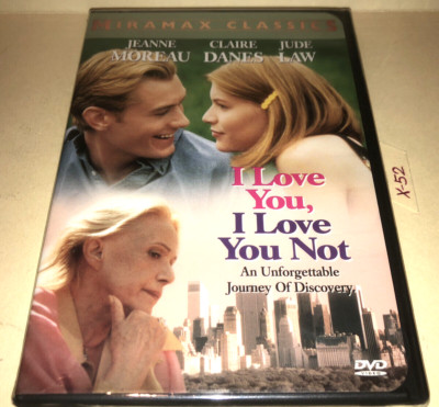 I Love You I Love You Not DVD Jude Law Jeane Moreau Claire Danes