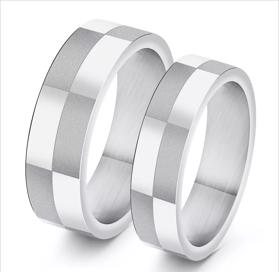 Harmonic Hues Adjustable 925 Sterling Silver Couple Rings