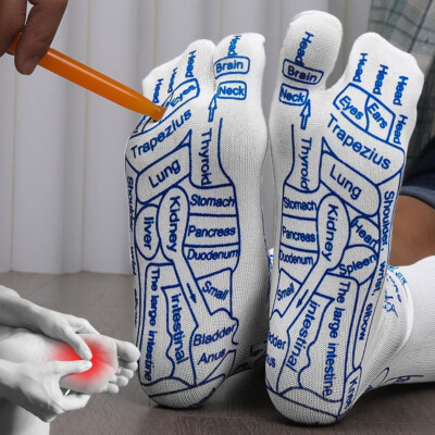 Acupressure Reflexology Socks with Trigger Point Massage Tool-Foot Massage Socks